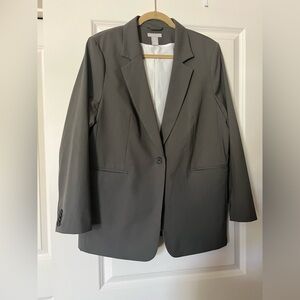 H&M Gray Blazer Size L